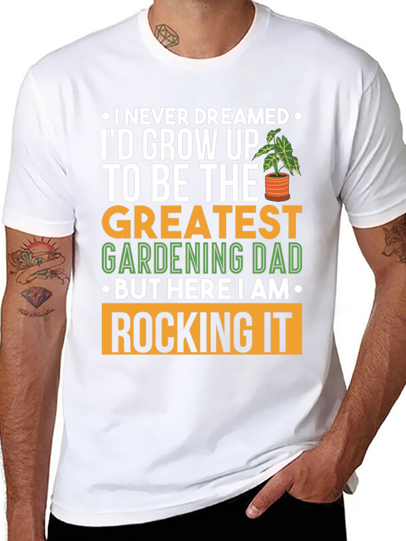 Greatest Gardening Dad T-Shirt