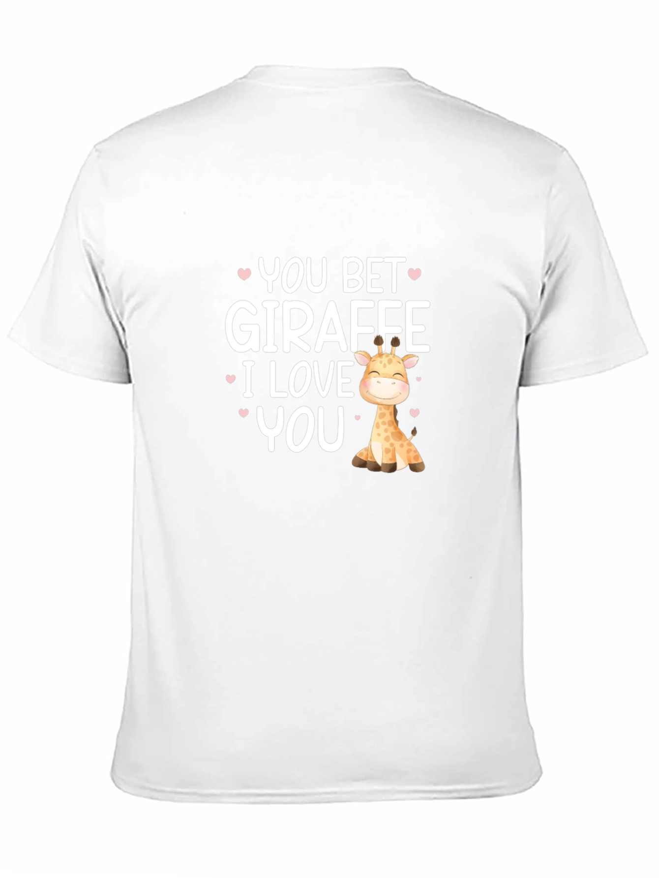 You Bet Giraffe I Love You Black T-Shirt