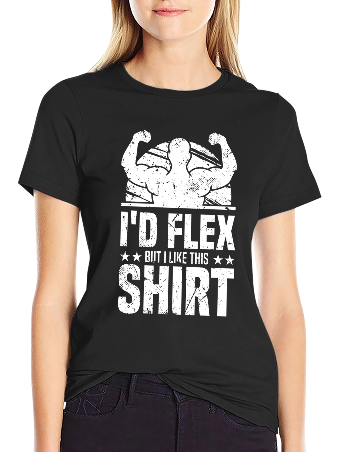 Id Flex But I Like This Shirt Graphic Tee