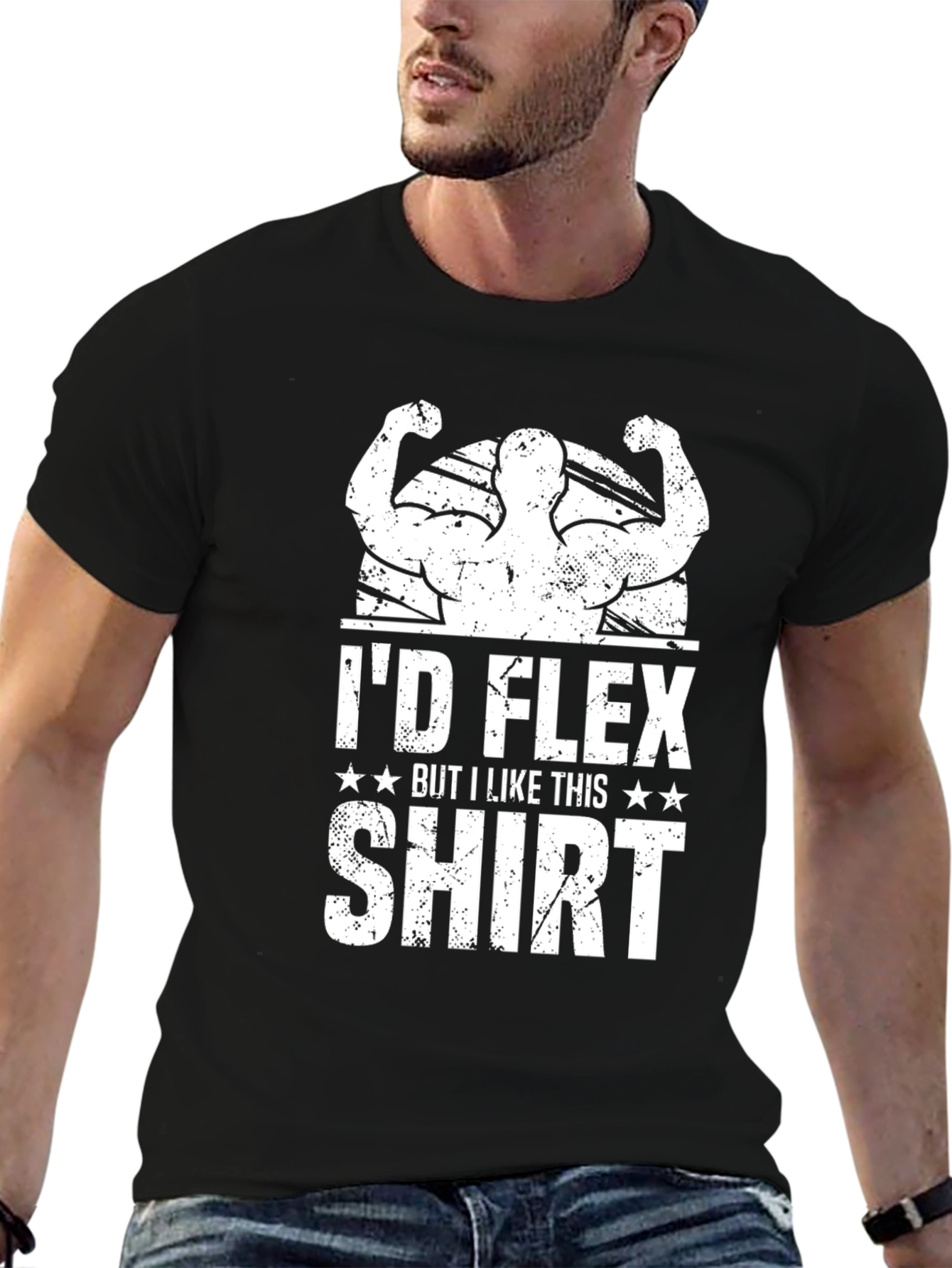 Id Flex But I Like This Shirt Graphic Tee