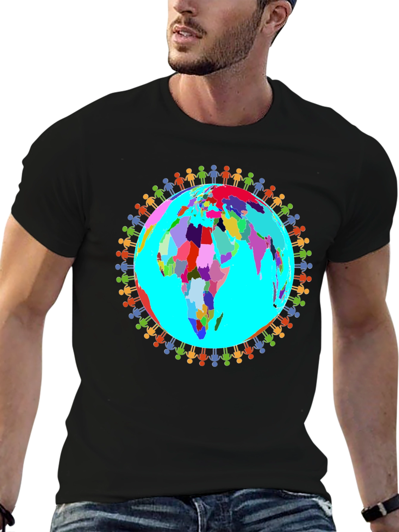 Unity Globe Graphic T-Shirt