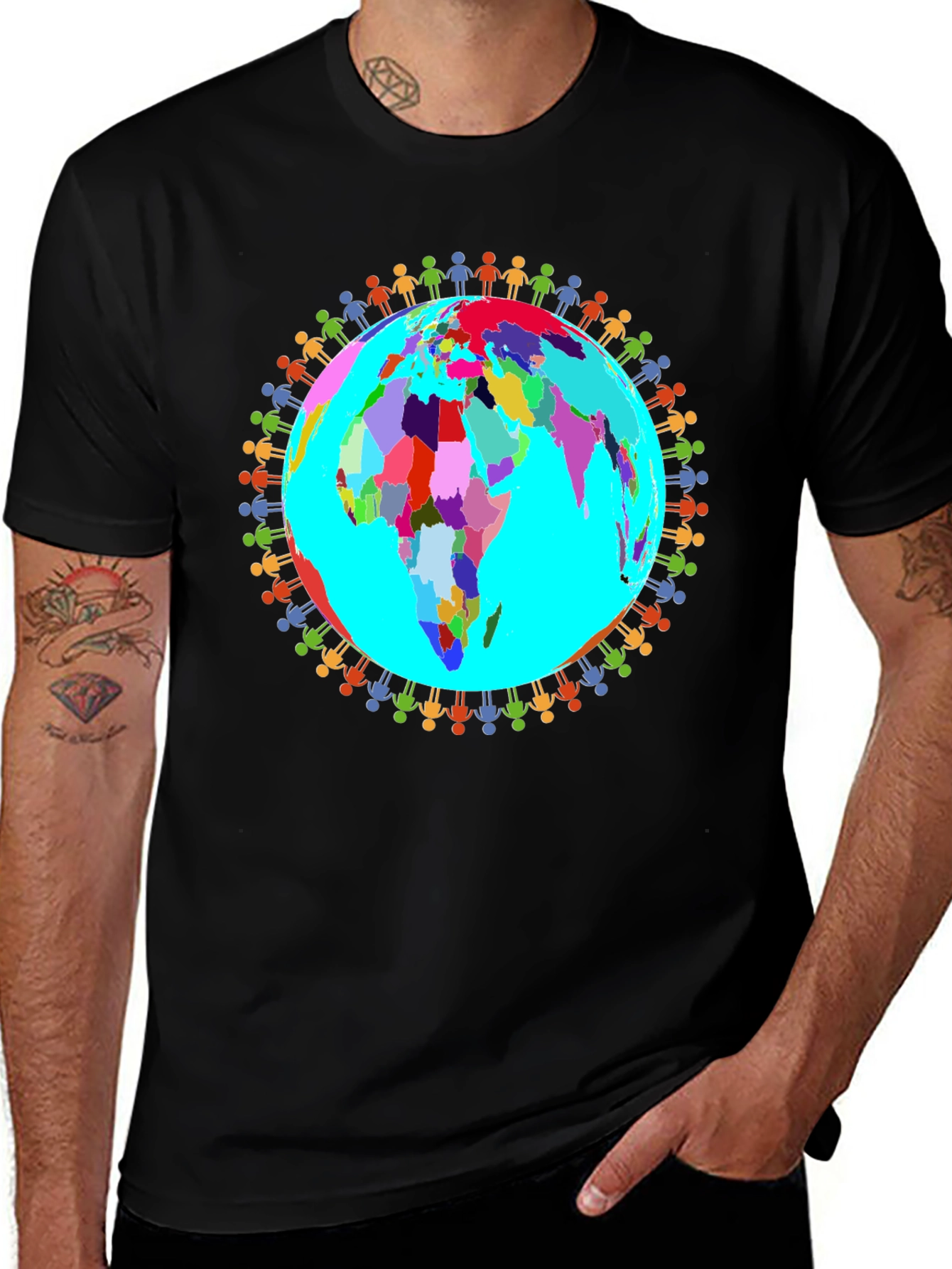 Unity Globe Graphic T-Shirt