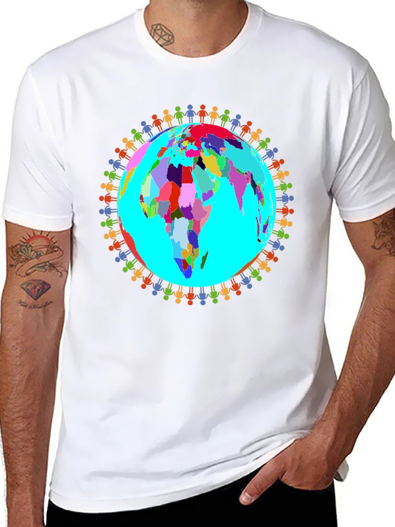 Unity Globe Graphic T-Shirt
