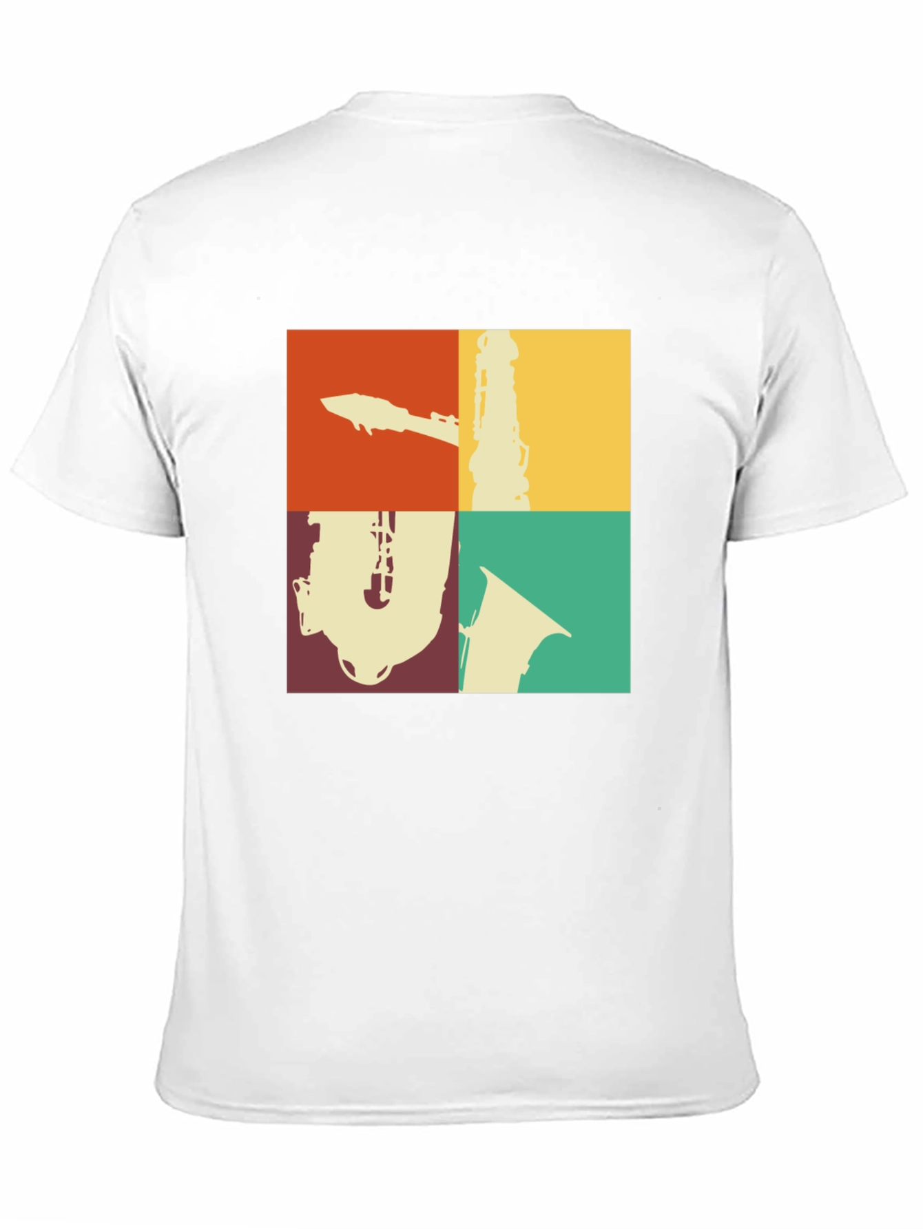 Retro Music T-Shirt: Saxophone Clarinet Design