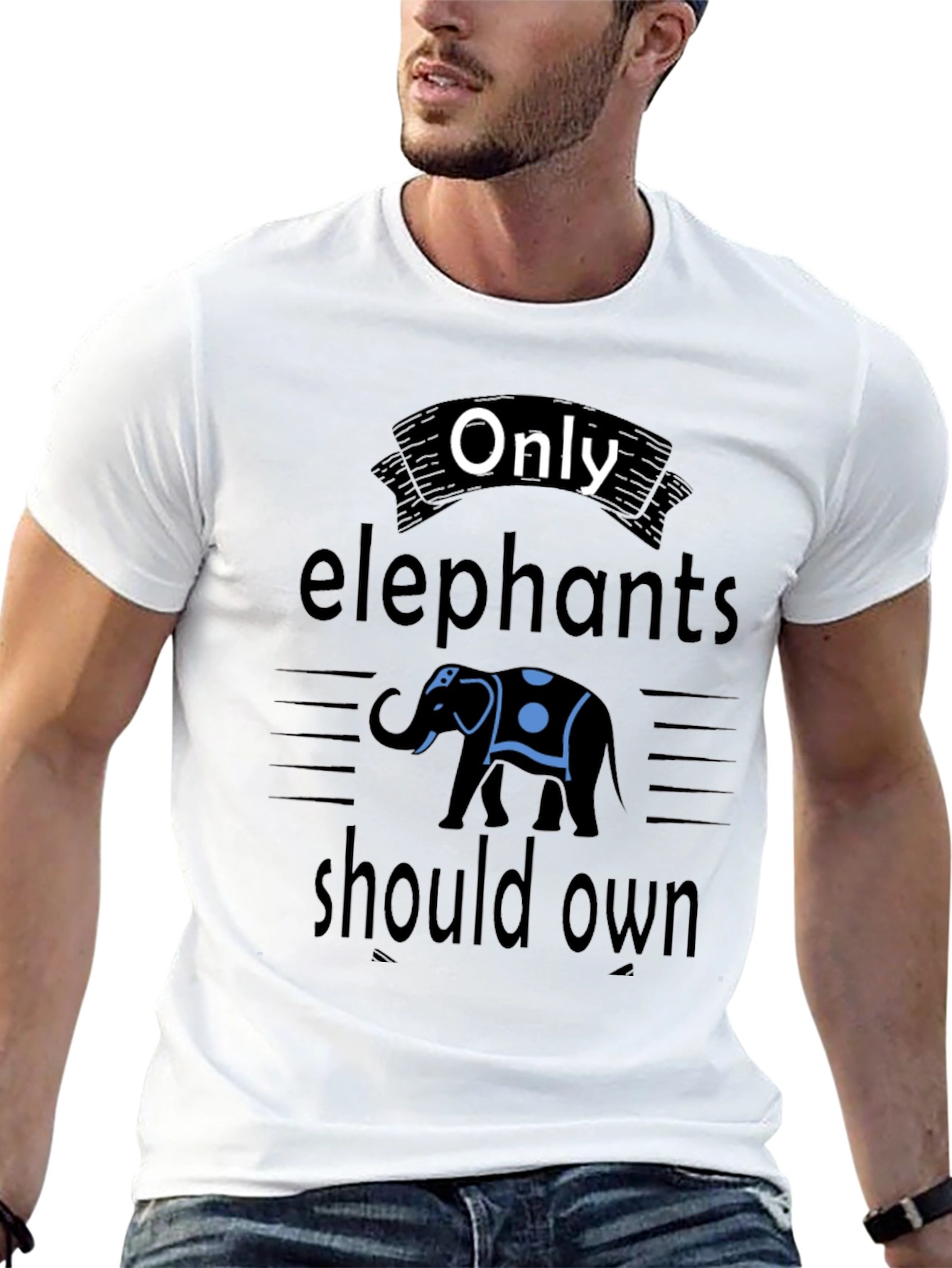 Only Elephants T-Shirt: Unique Graphic Tee
