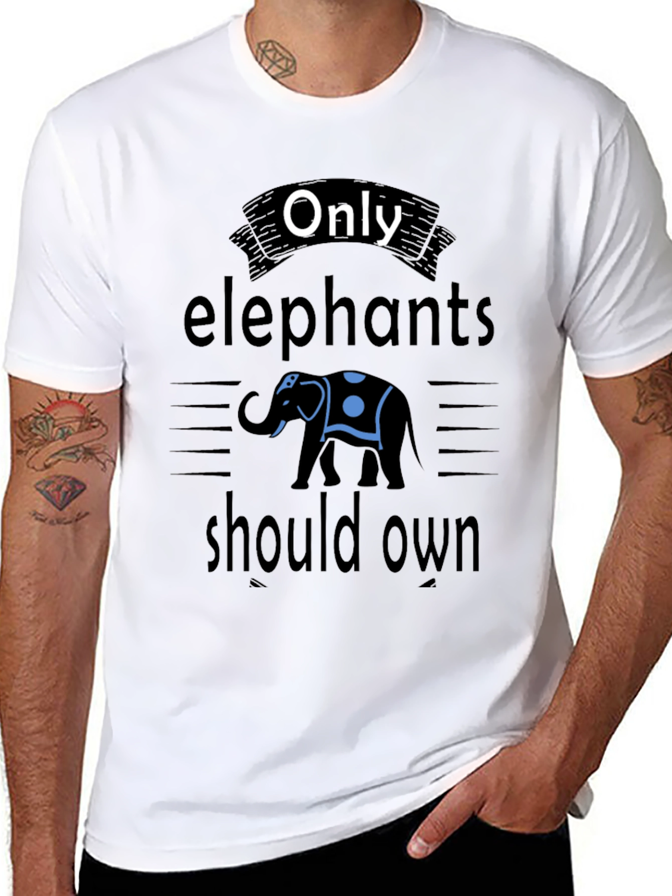 Only Elephants T-Shirt: Unique Graphic Tee