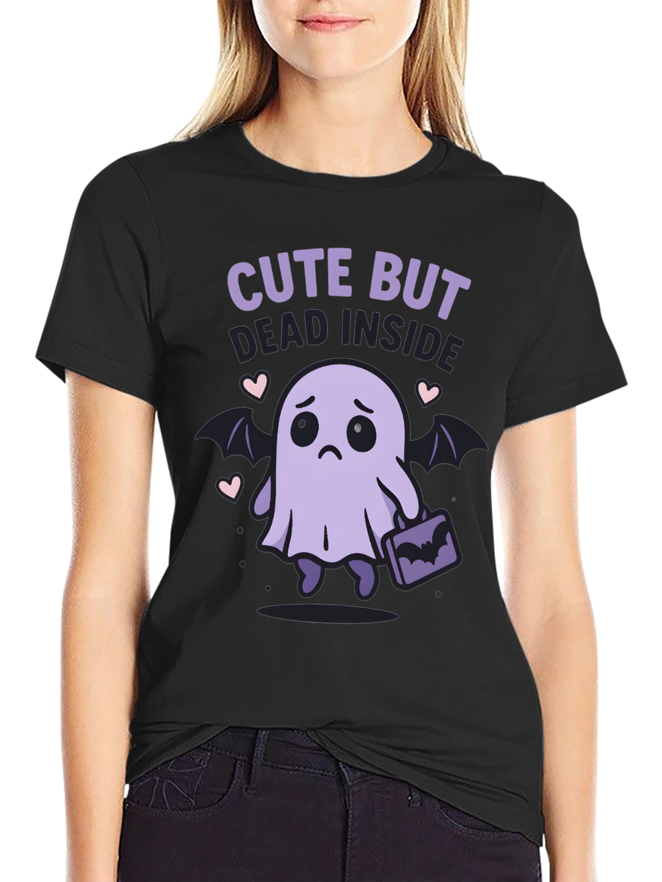 Cute But Dead Inside Ghost T-Shirt