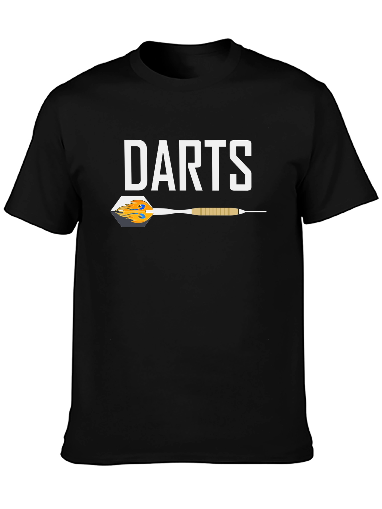Darts Graphic T-Shirt - Black