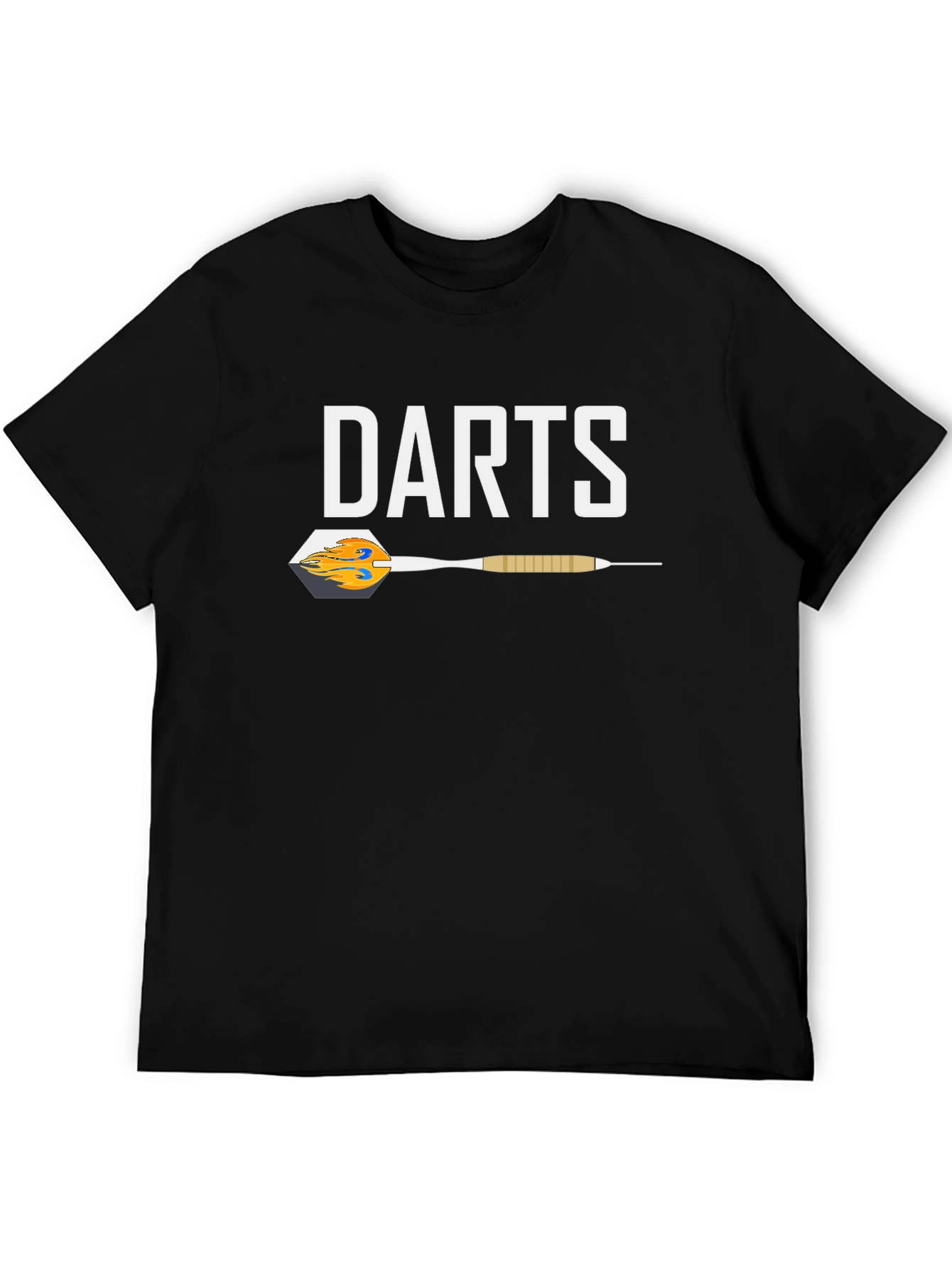 Darts Graphic T-Shirt - Black