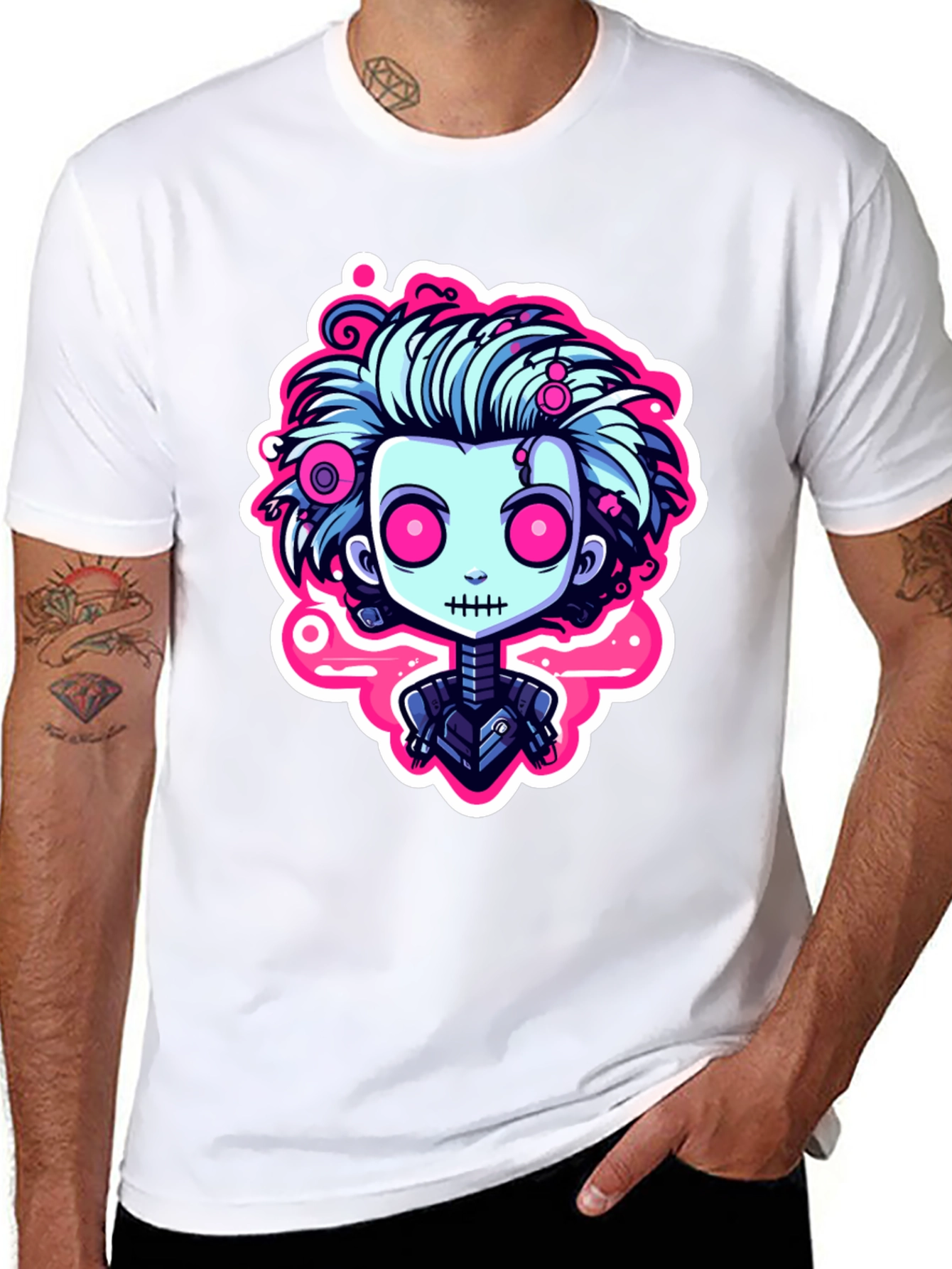 Cartoon Zombie Graphic Tee