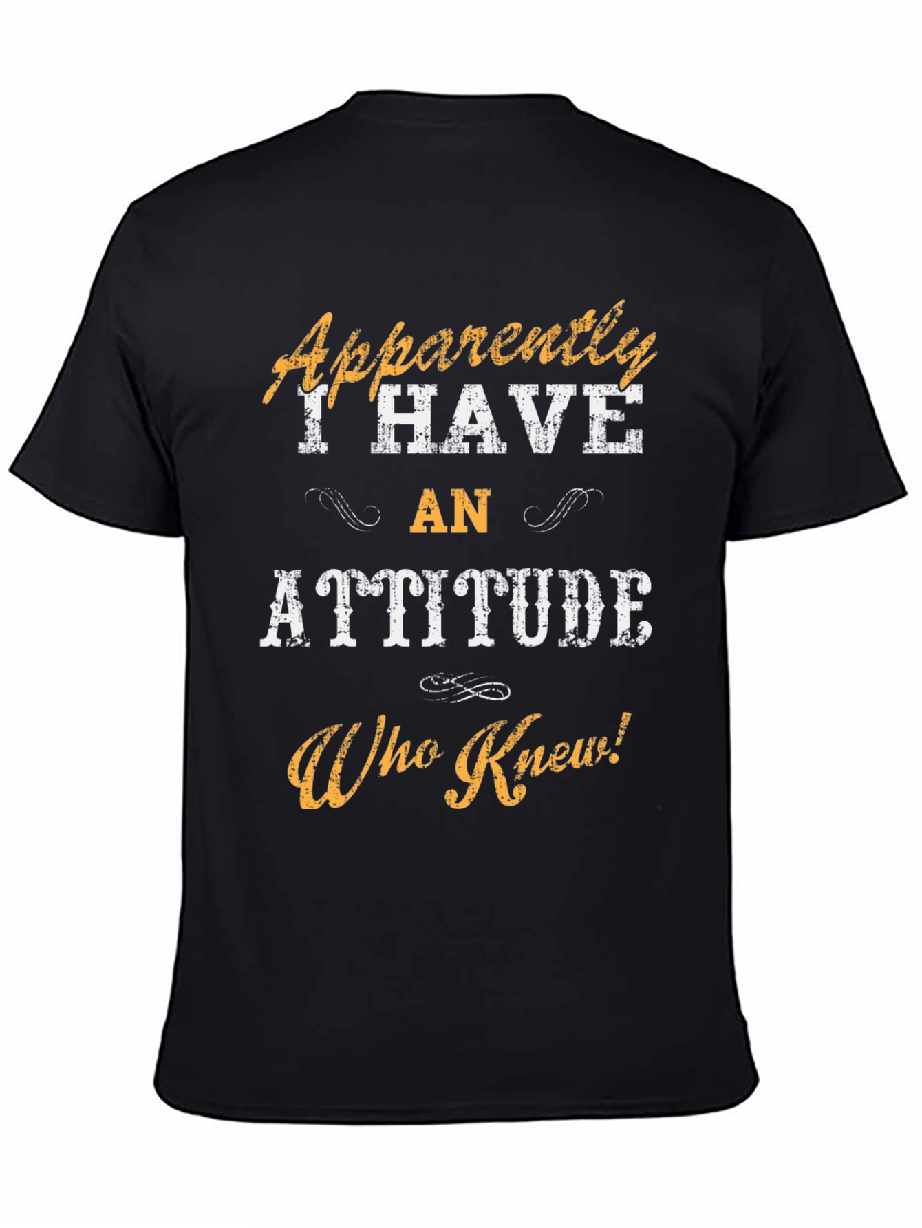Apparently I Have An Attitude T-Shirt
