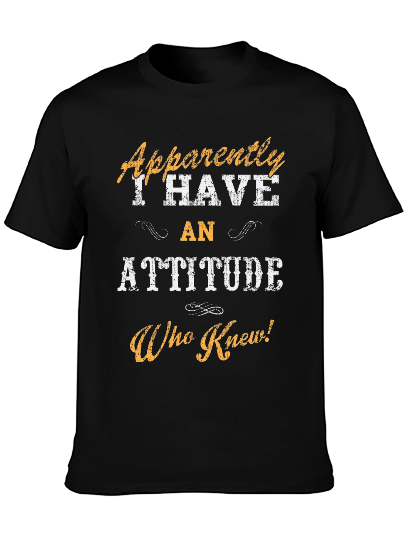 Apparently I Have An Attitude T-Shirt