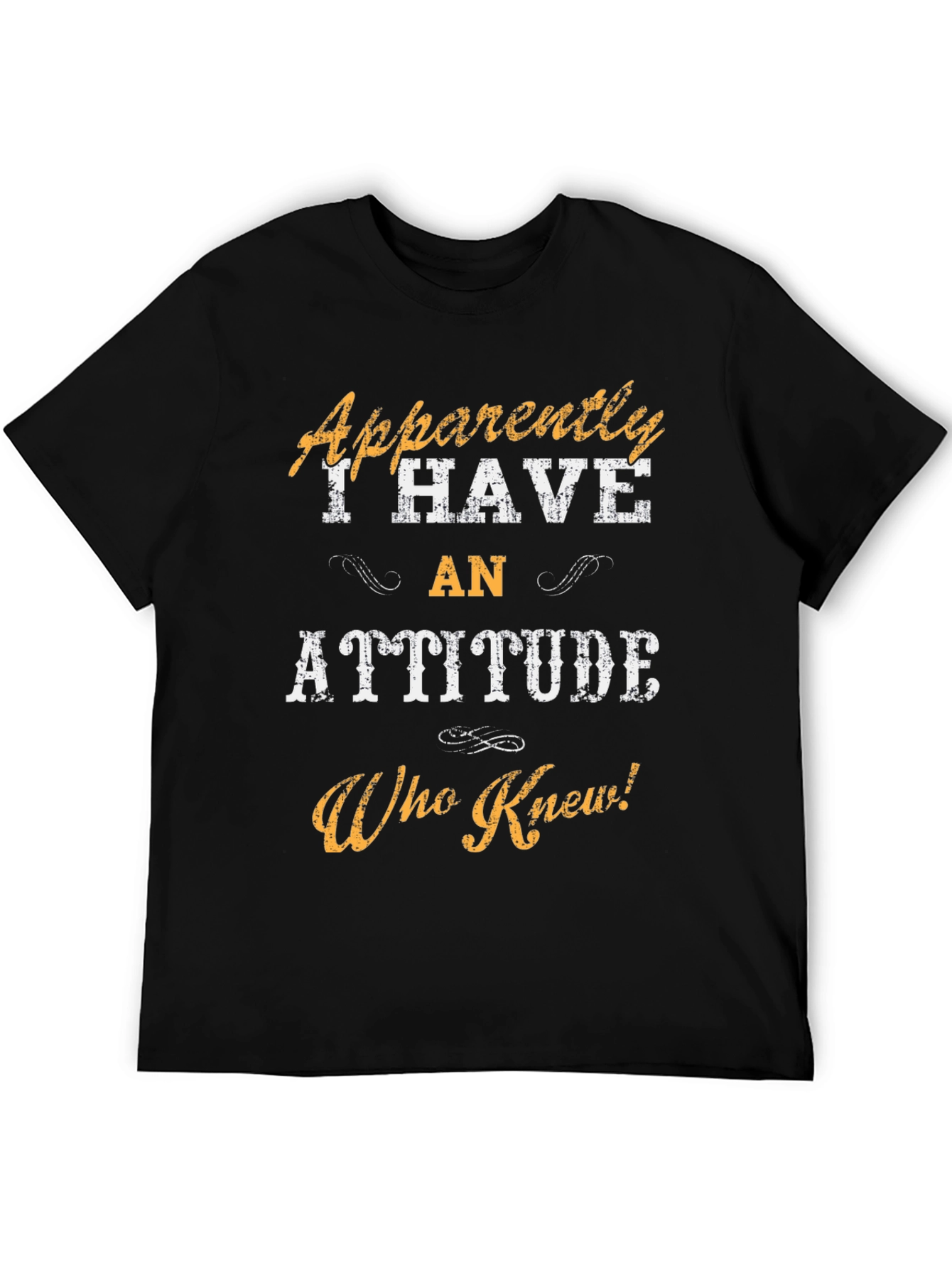 Apparently I Have An Attitude T-Shirt