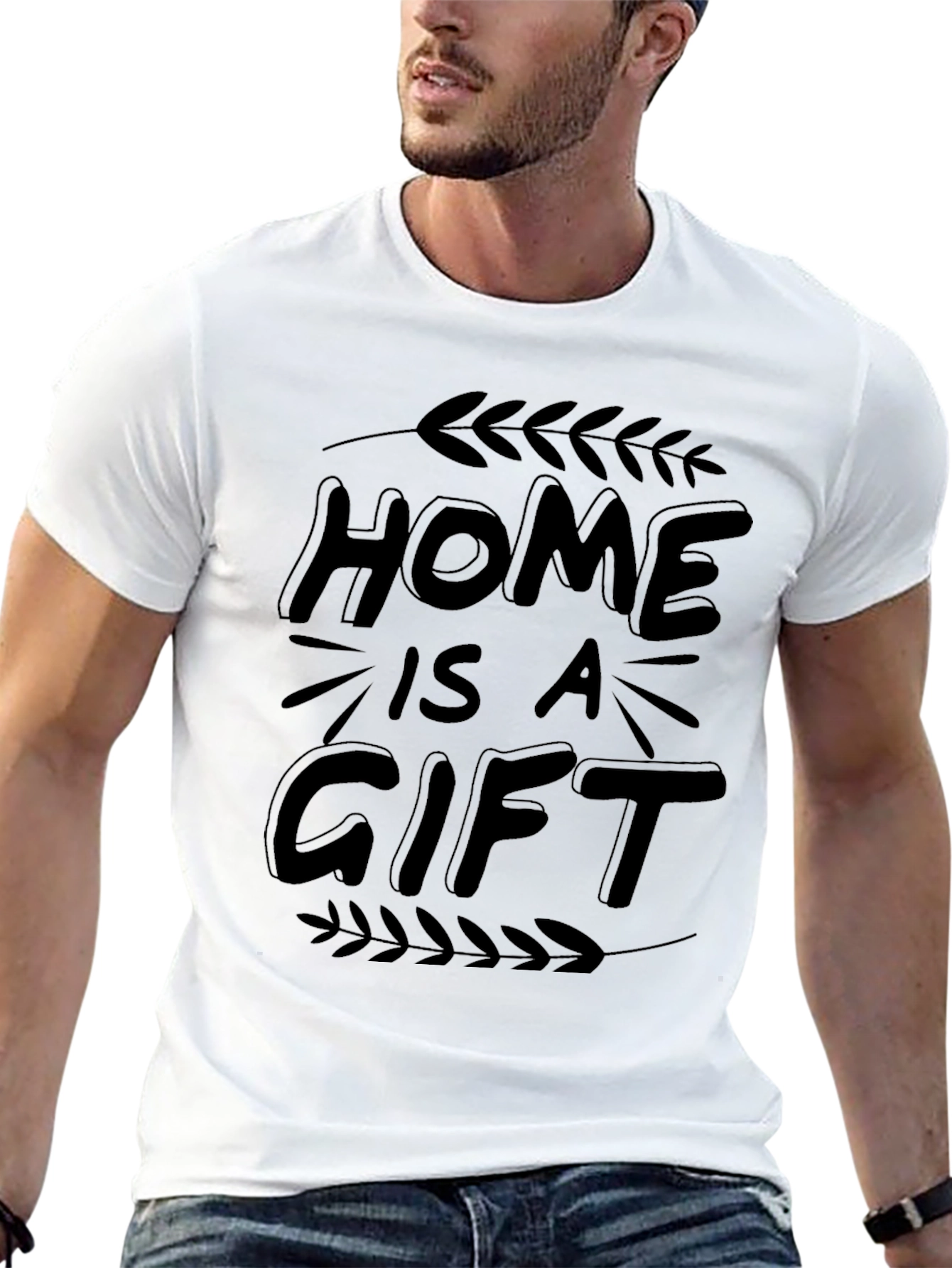 Home is a Gift Black Graphic Tee