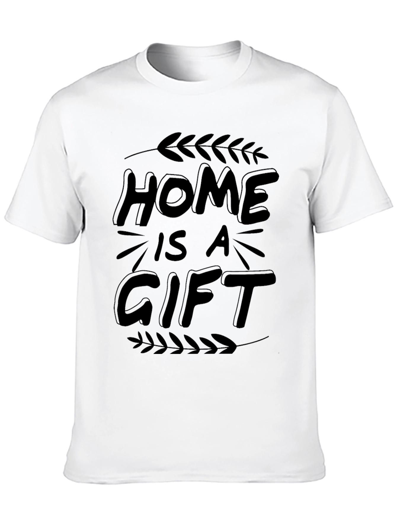 Home is a Gift Black Graphic Tee