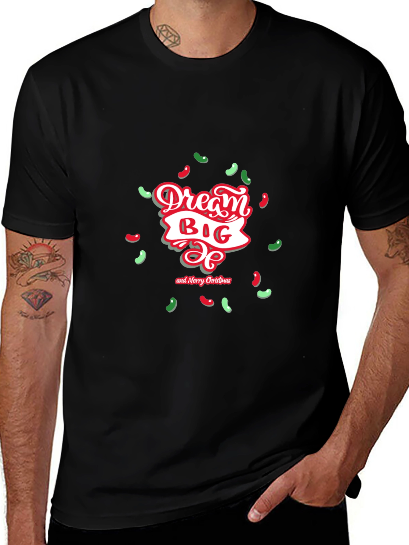 Dream Big Christmas Graphic Tee