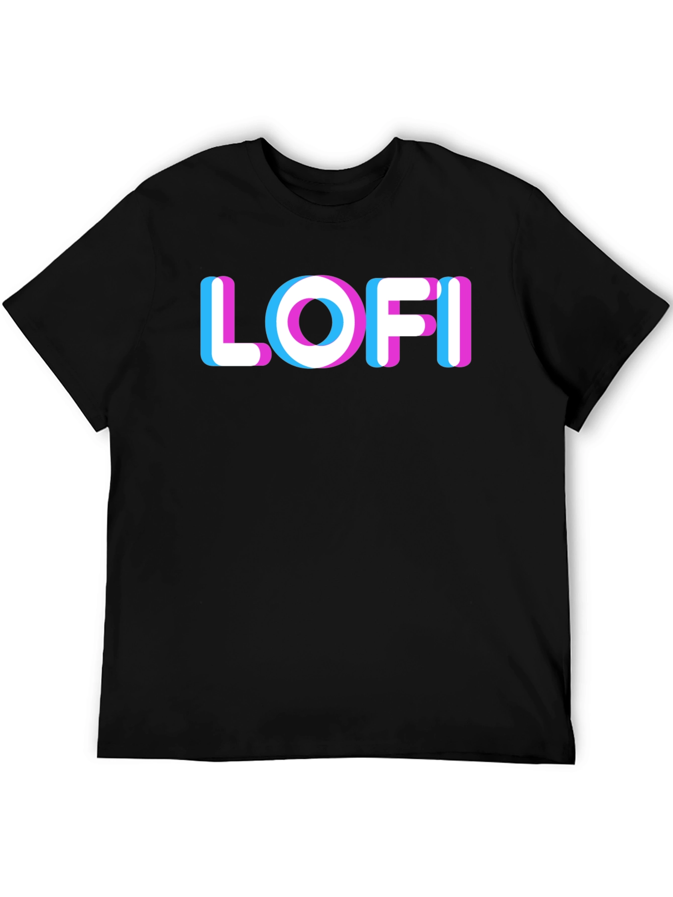 LOFI Graphic Tee - Black Trendy Shirt