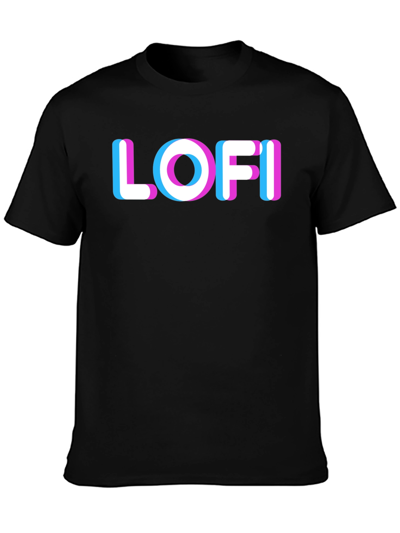 LOFI Graphic Tee - Black Trendy Shirt
