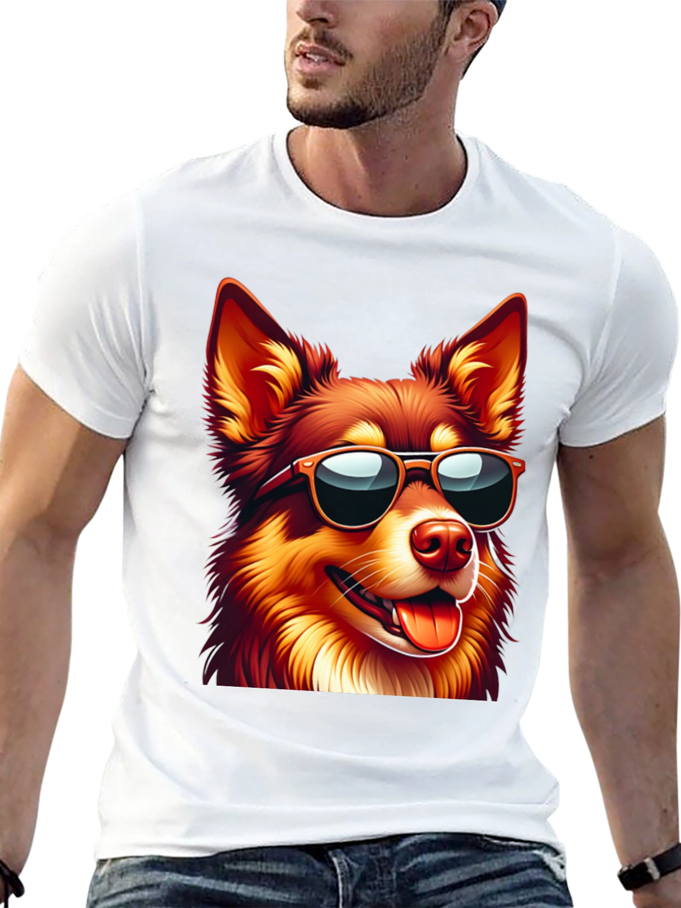 Cool Dog T-Shirt - Unisex Graphic Tee