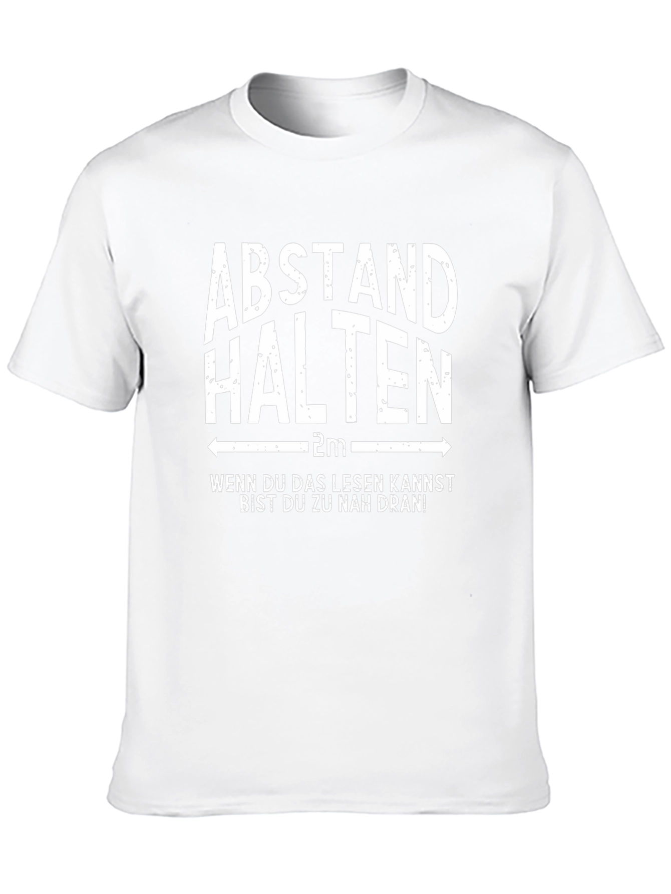 Abstand Halten T-Shirt: Social Distance Humor