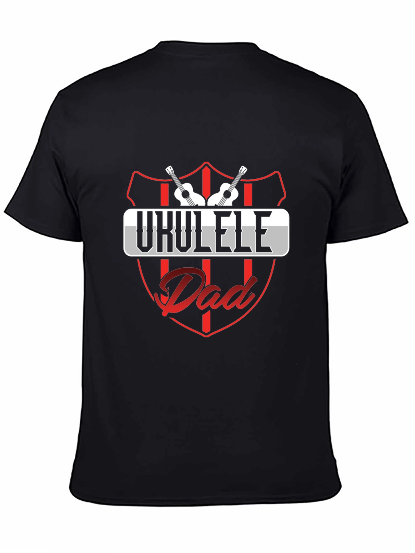 Ukulele Dad Graphic Tee - Musician Fathers Day T-Shirt