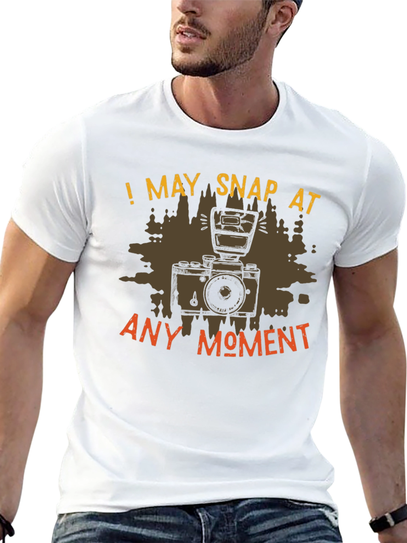 Funny Photographer T-Shirt: I May Snap at Any Moment