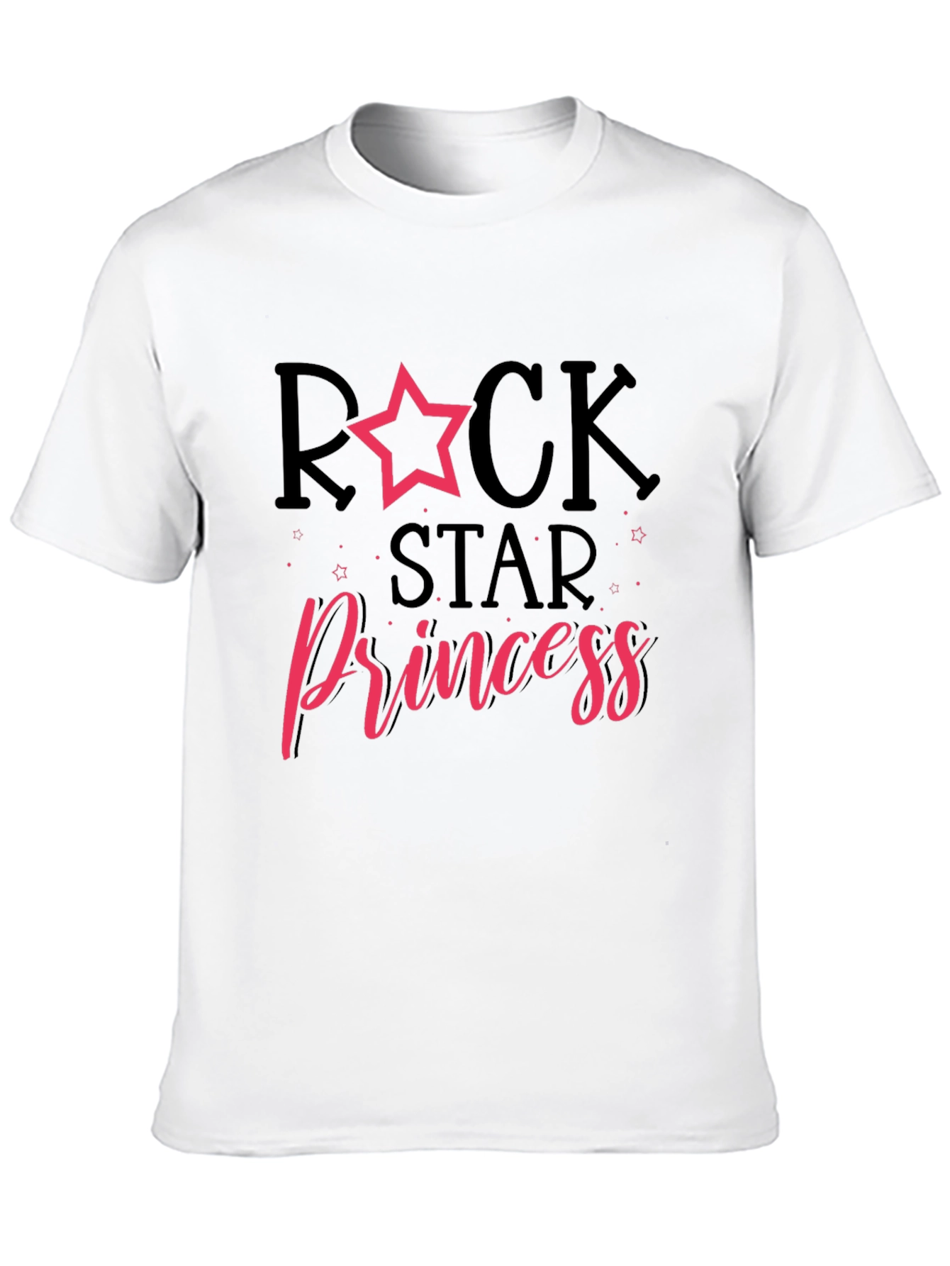 Rockstar Princess Black Graphic Tee