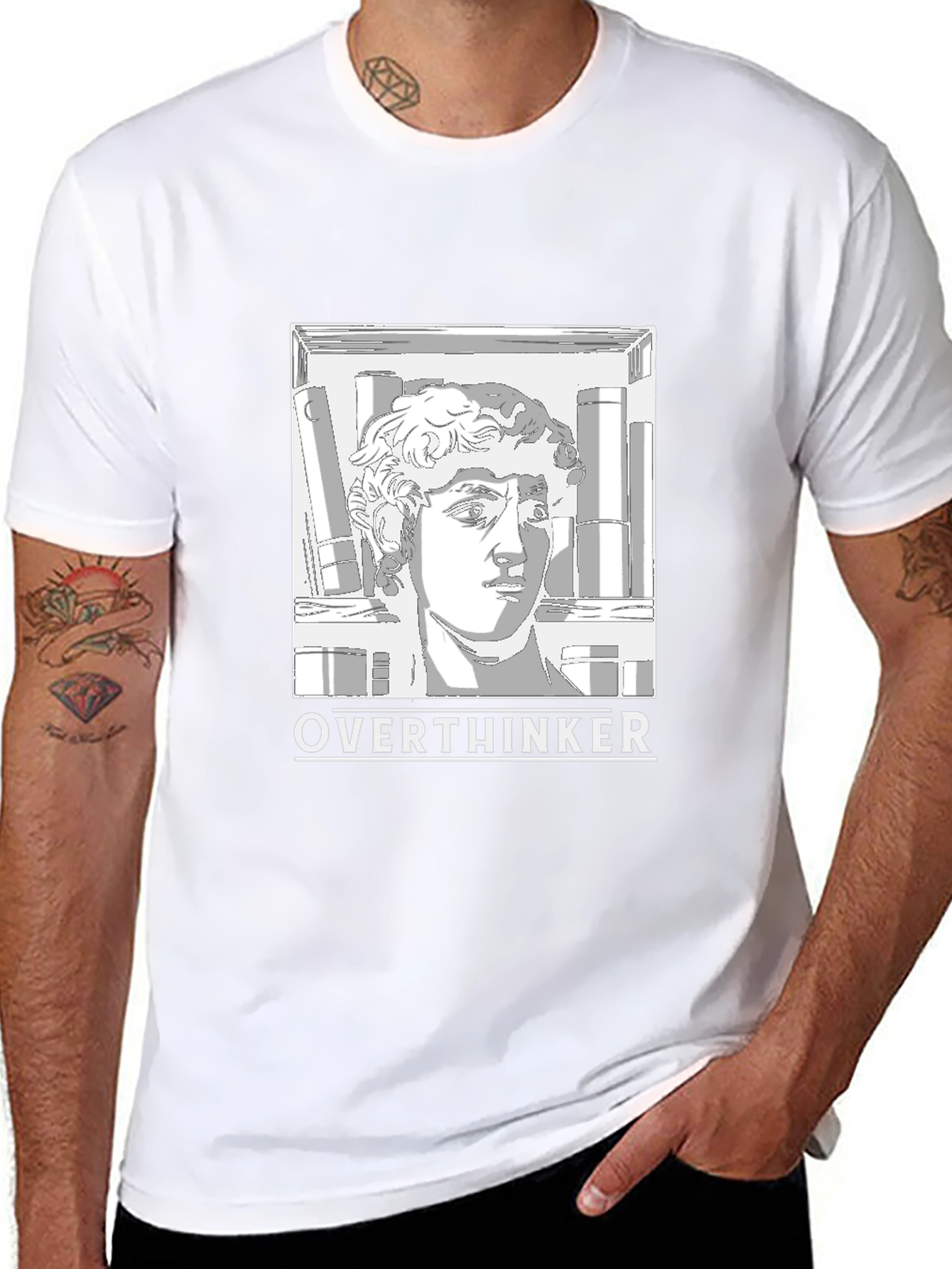 Overthinker T-Shirt - Artistic Graphic Tee