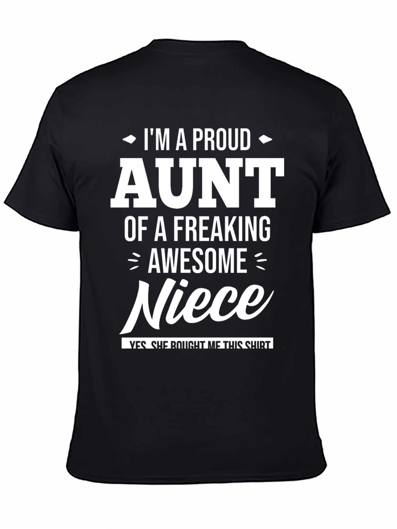 Proud Aunt Niece Gift T-Shirt