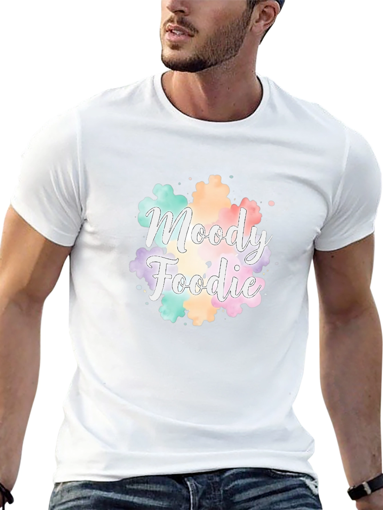 Moody Foodie Graphic Tee - Stylish Unisex Fit