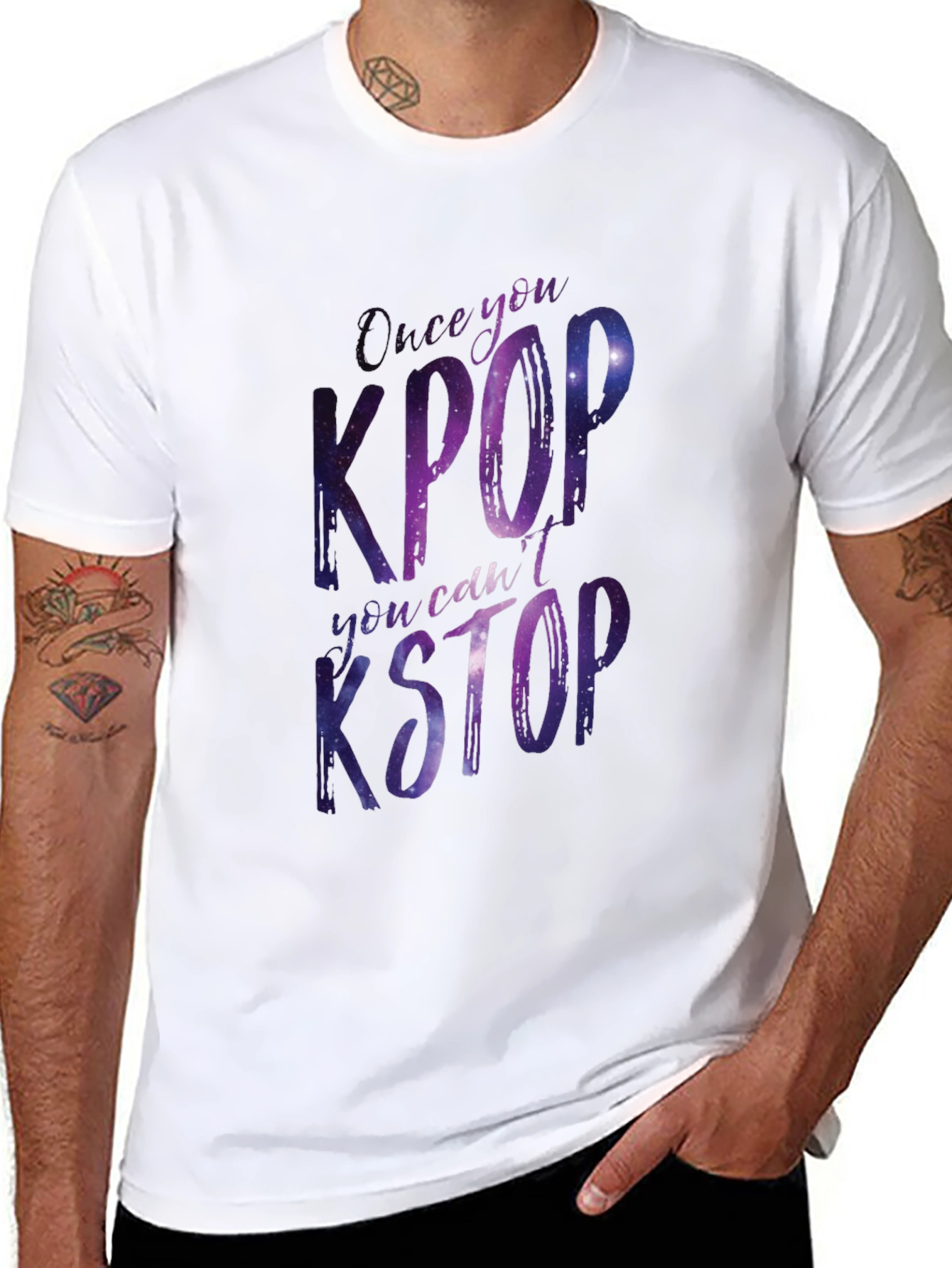Kpop T-Shirt - Once You Kpop You Cant Kstop