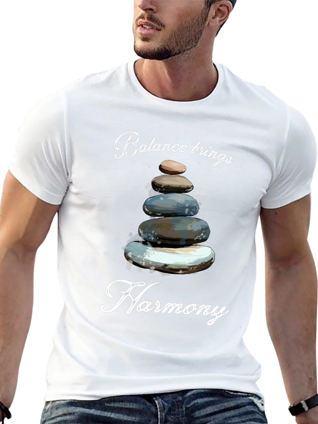 Balance & Harmony T-Shirt - Zen Style
