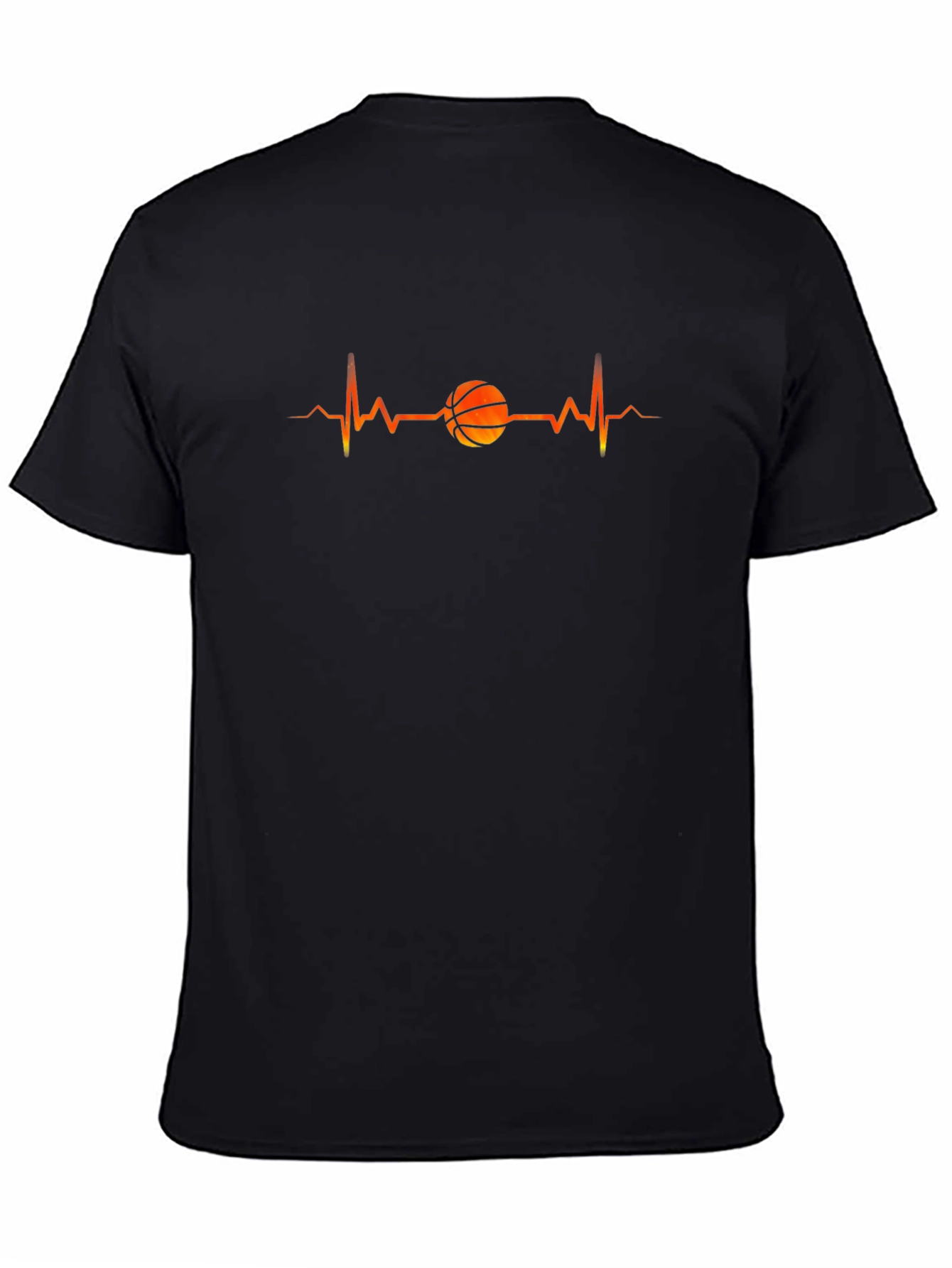 Basketball Heartbeat T-Shirt - Stylish Graphic Tee