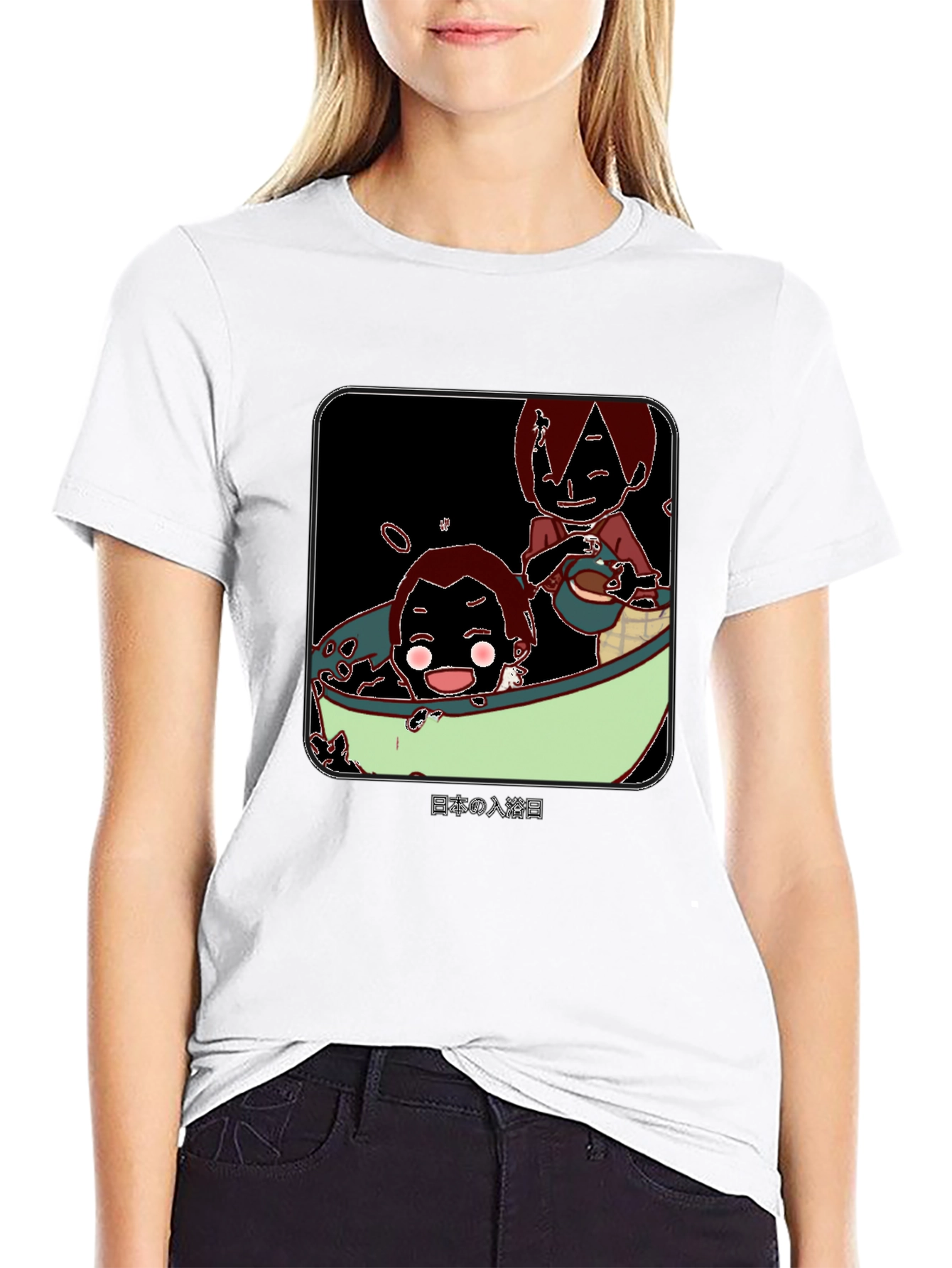 Anime Bath Time T-Shirt