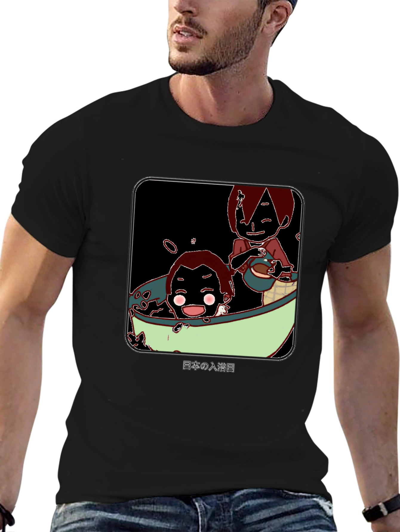 Anime Bath Time T-Shirt