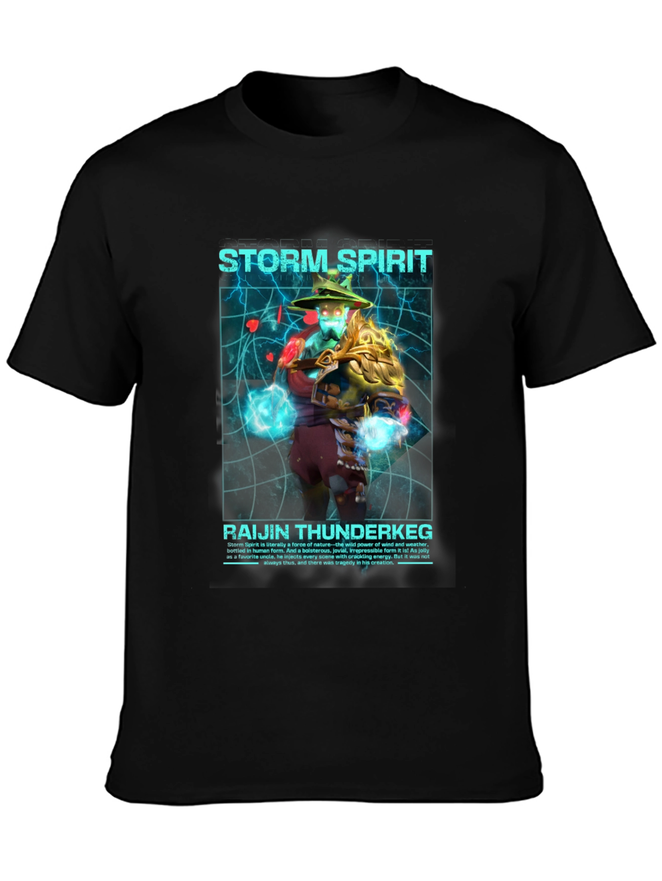 Storm Spirit Raijin Thunderkeg Graphic T-Shirt