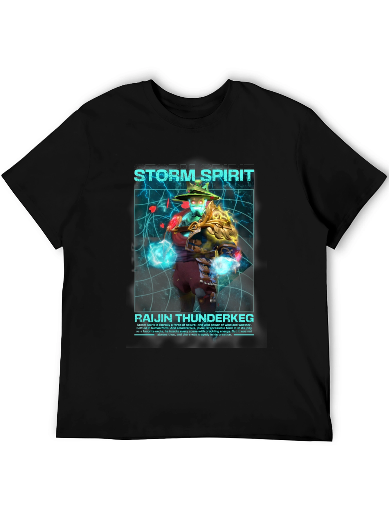 Storm Spirit Raijin Thunderkeg Graphic T-Shirt
