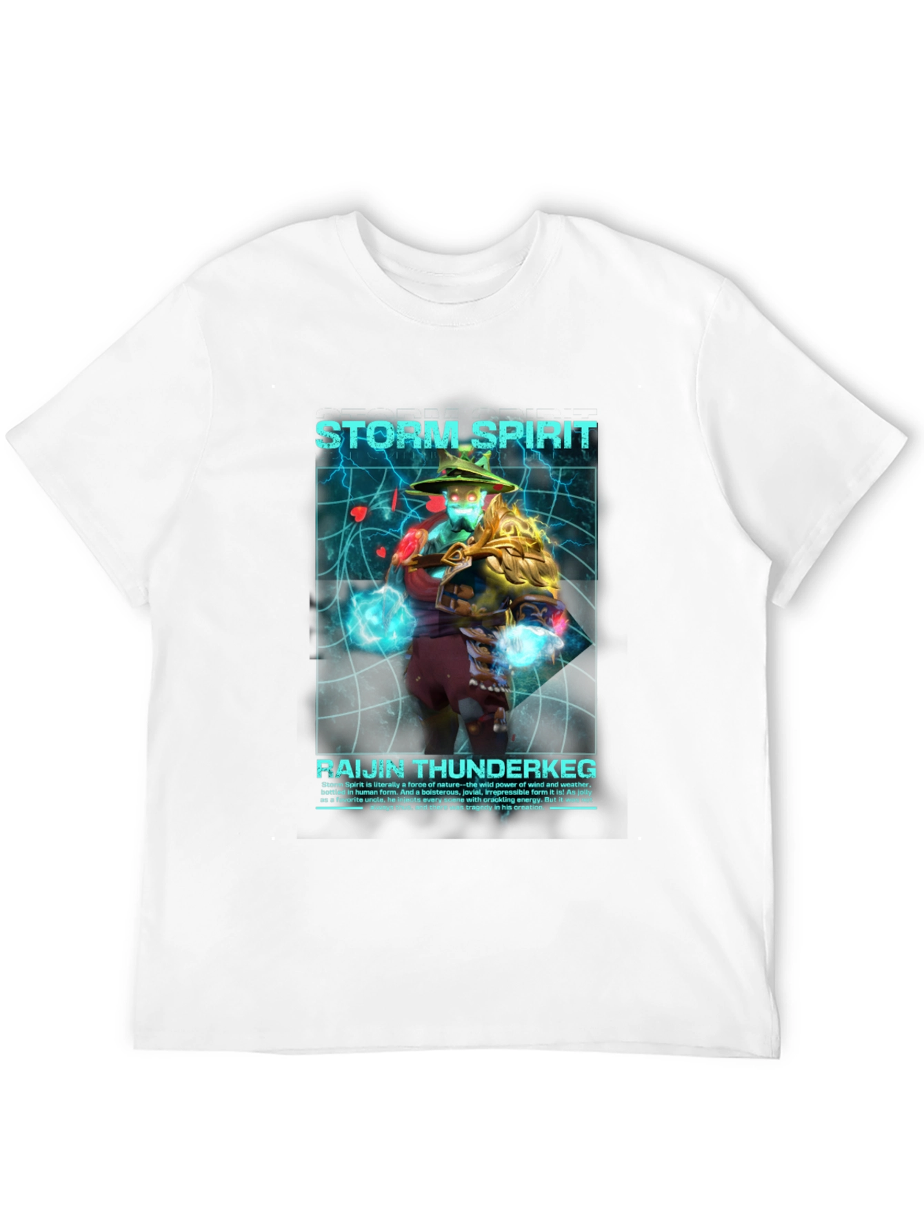 Storm Spirit Raijin Thunderkeg Graphic T-Shirt