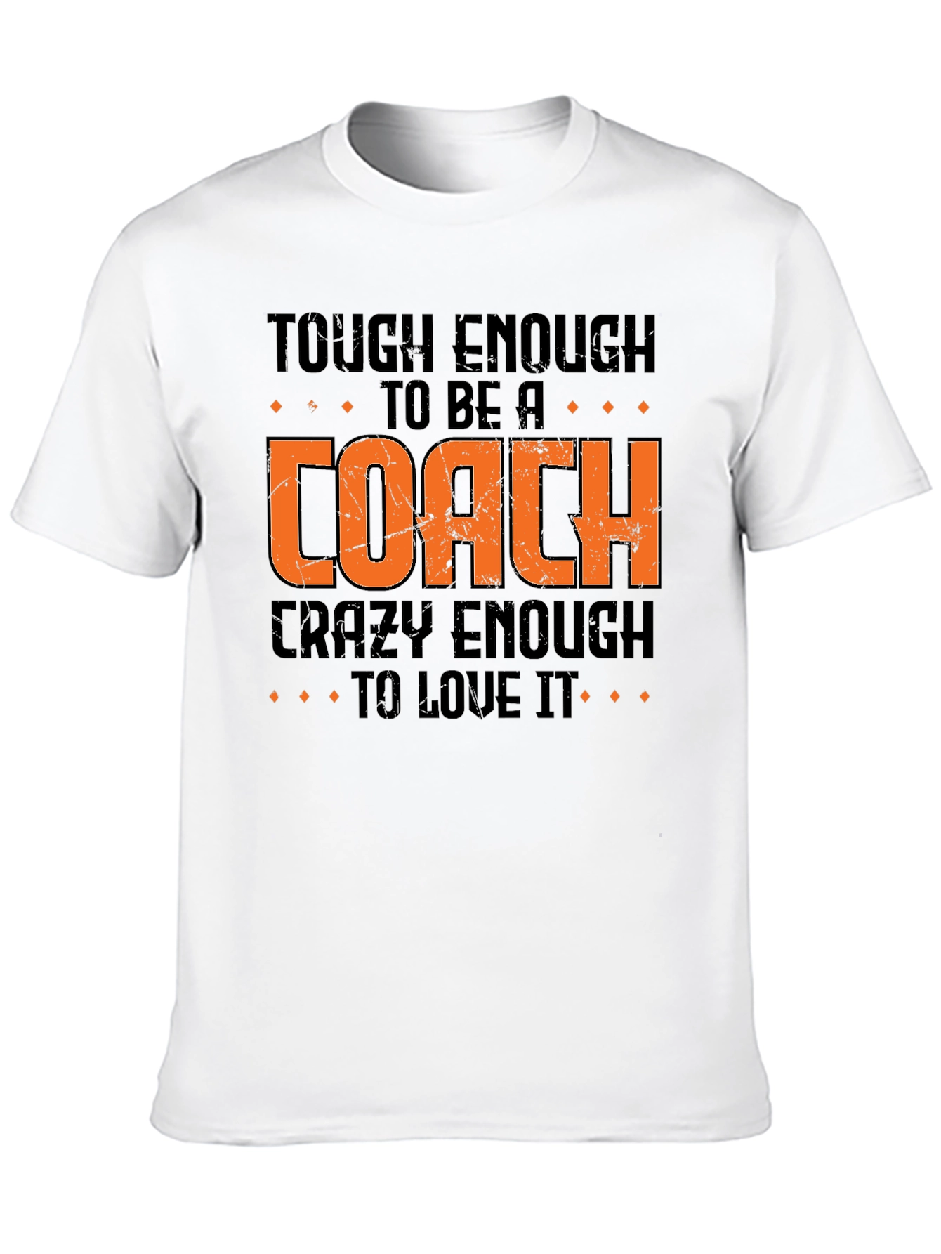 Tough Enough Coach Graphic Tee - Black