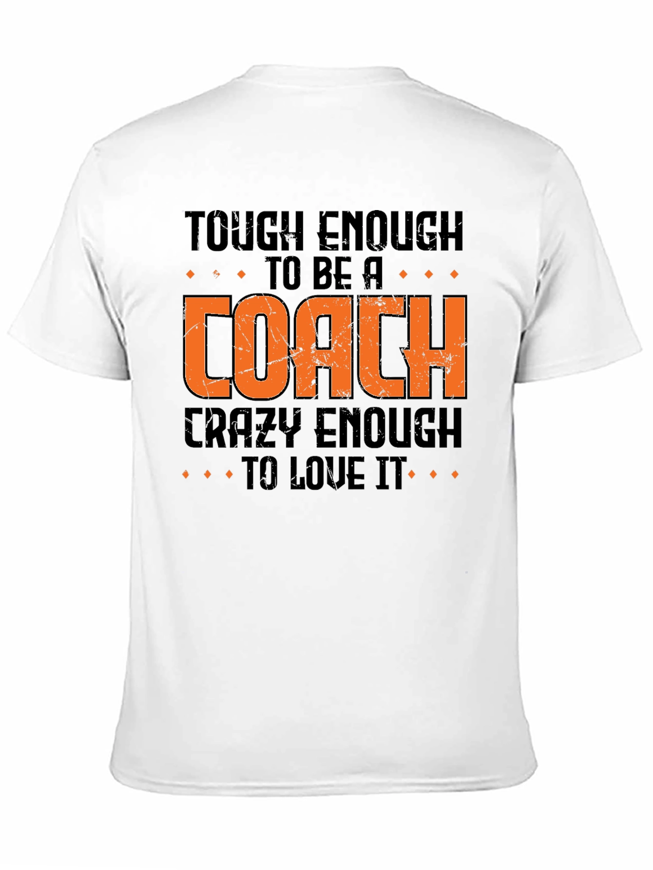 Tough Enough Coach Graphic Tee - Black