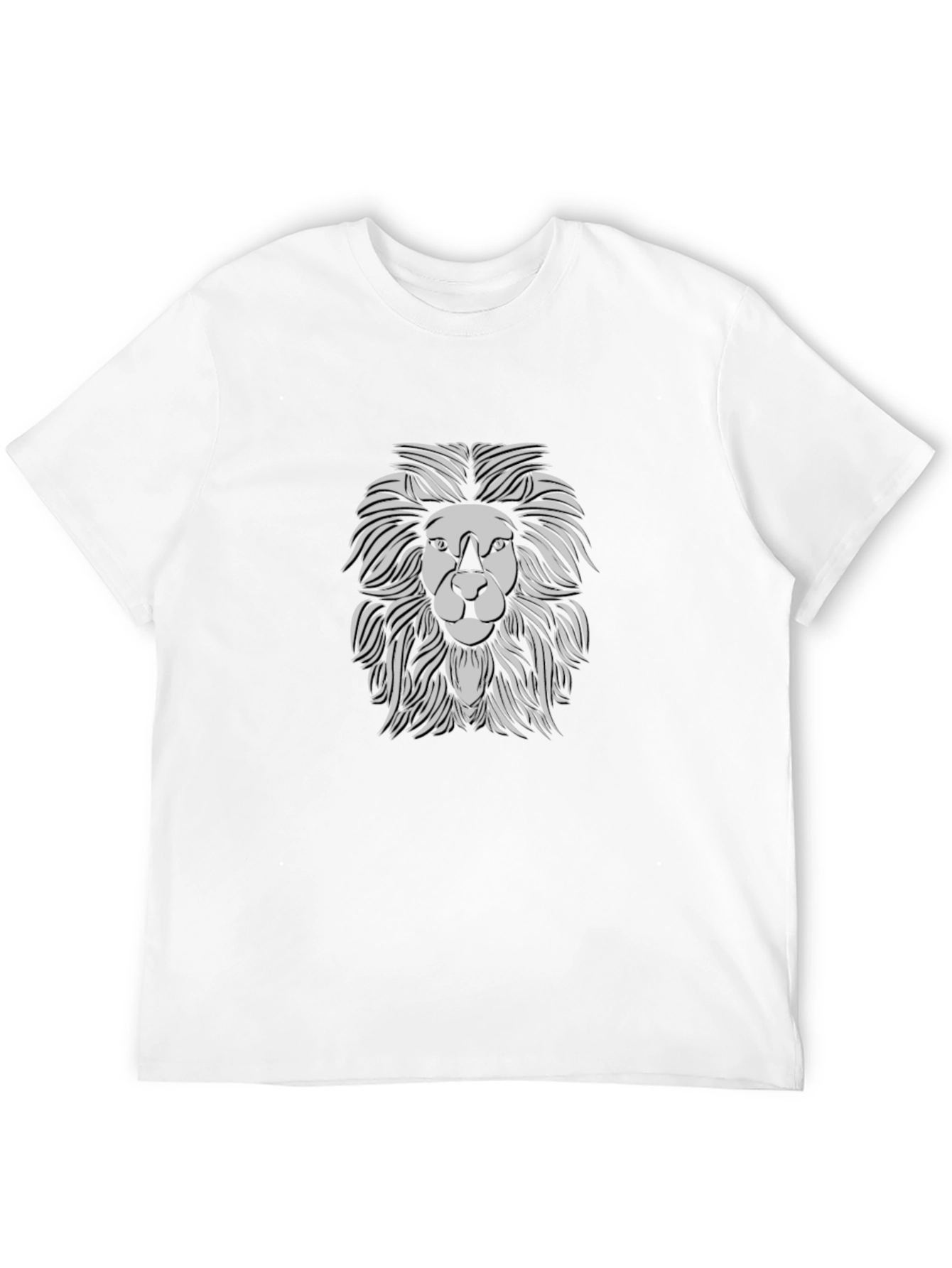 Lion Graphic Tee - Mens Black T-Shirt