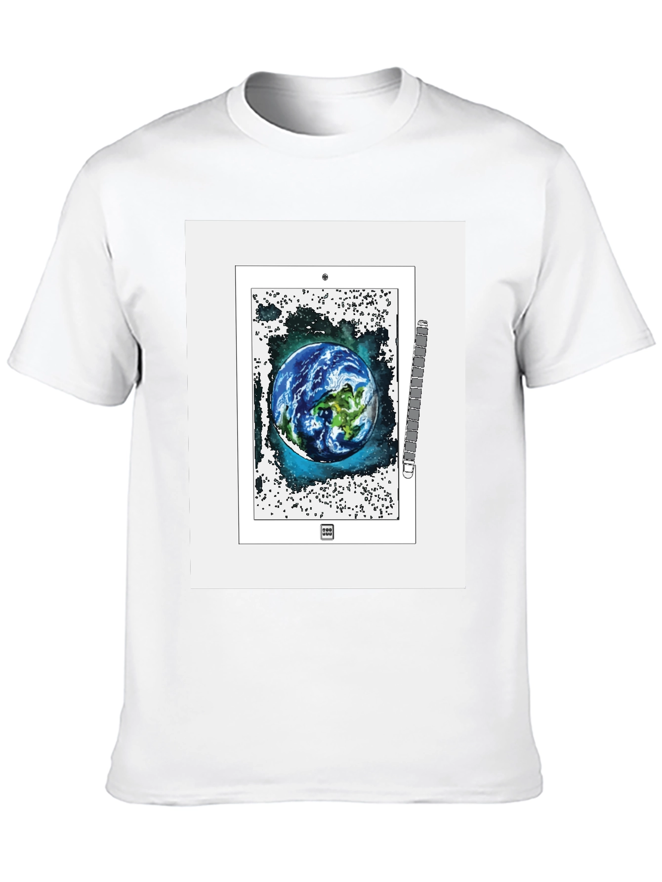 Earth Art Graphic T-Shirt - Space Design