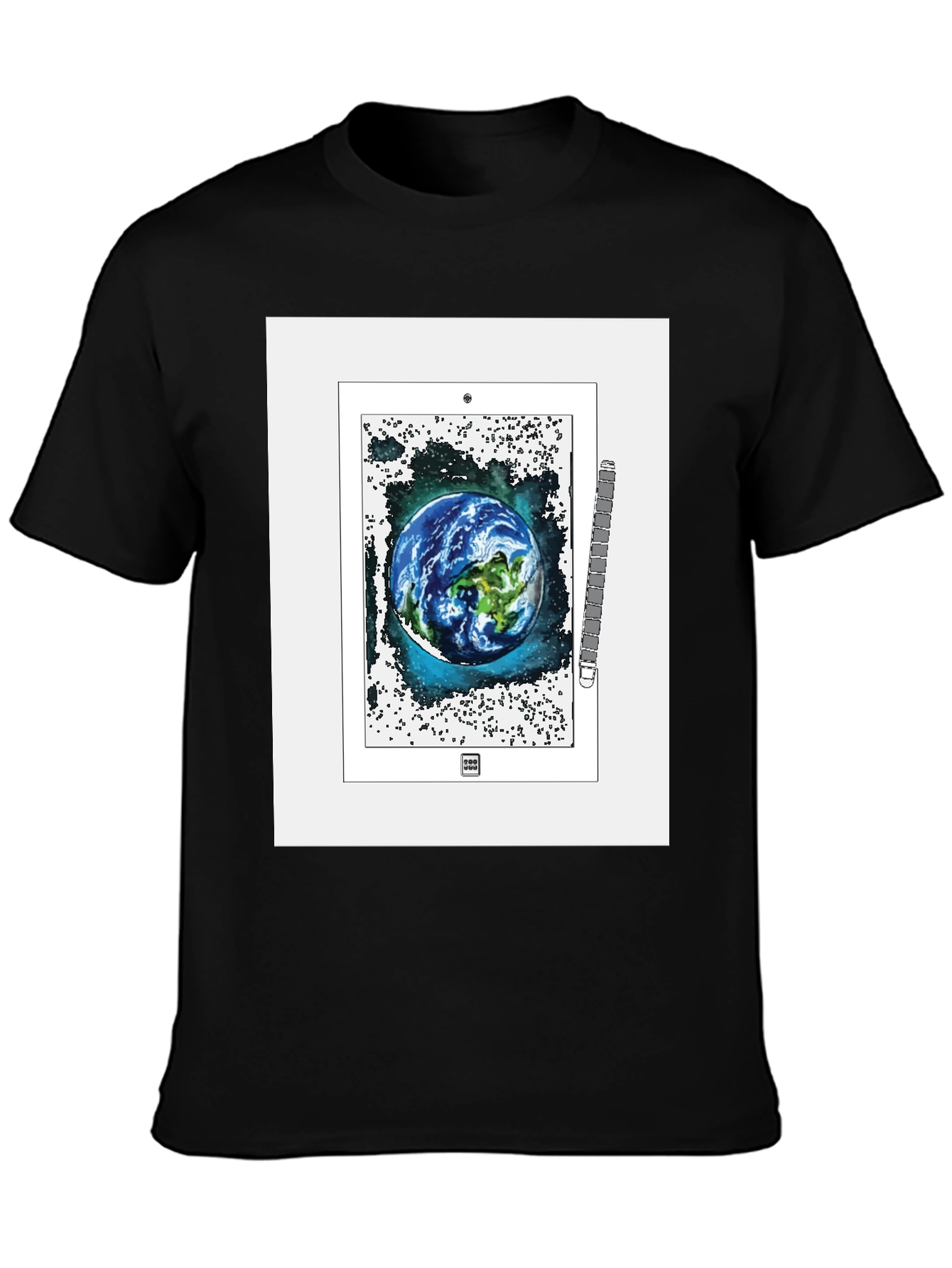 Earth Art Graphic T-Shirt - Space Design