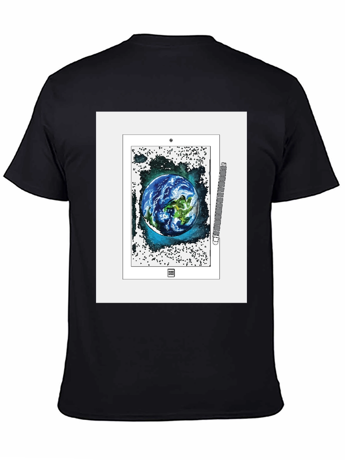 Earth Art Graphic T-Shirt - Space Design