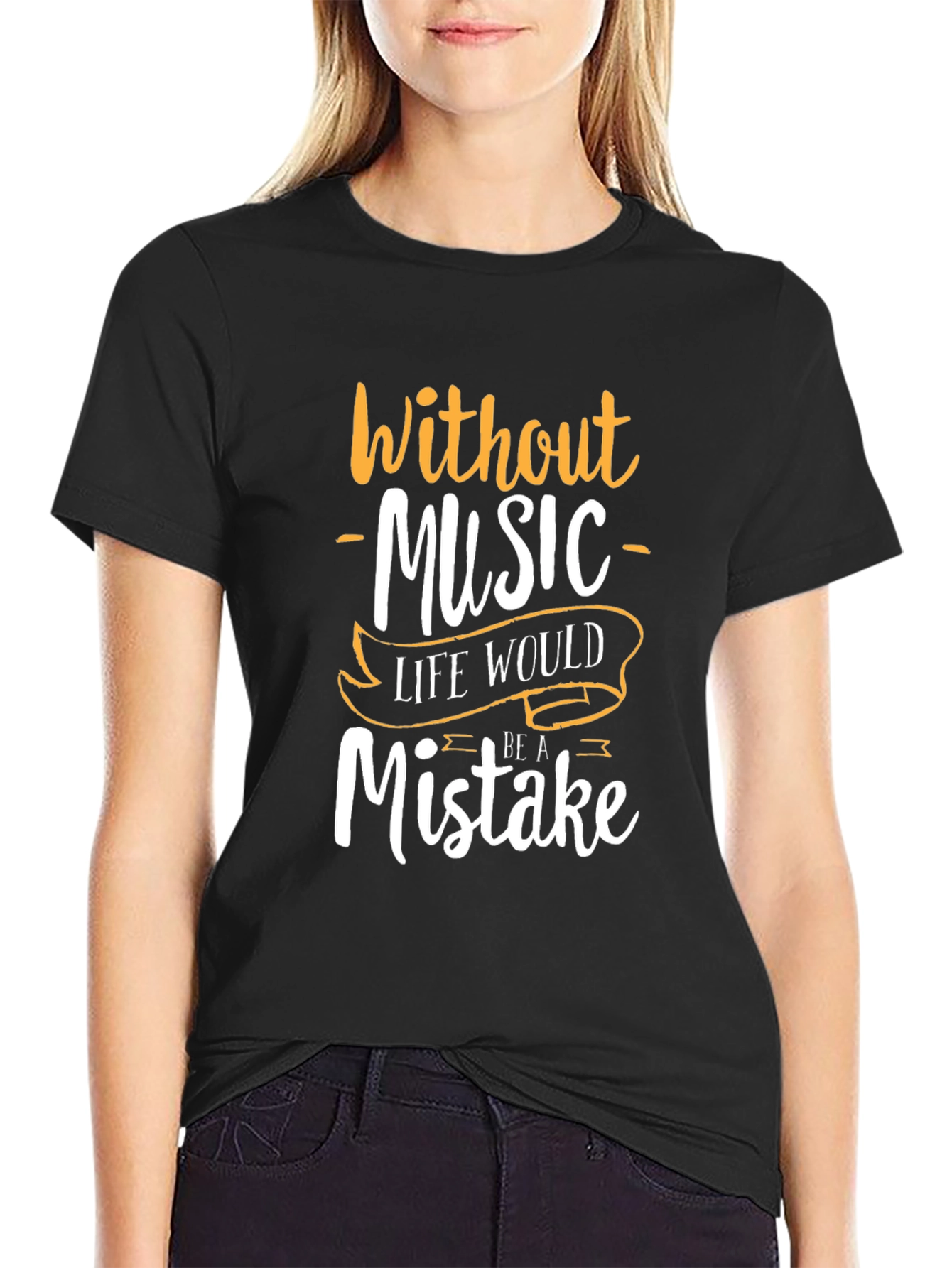 Music Lover T-Shirt: Life Without Music is a Mistake
