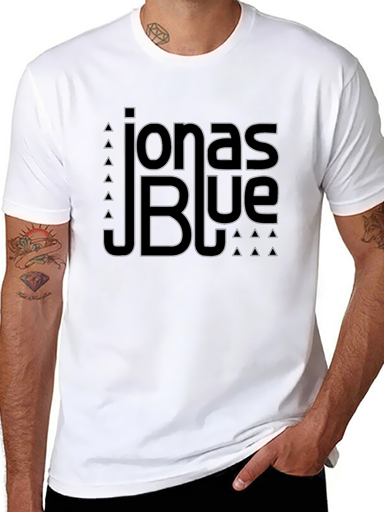 Jonas Blue Graphic T-Shirt Black