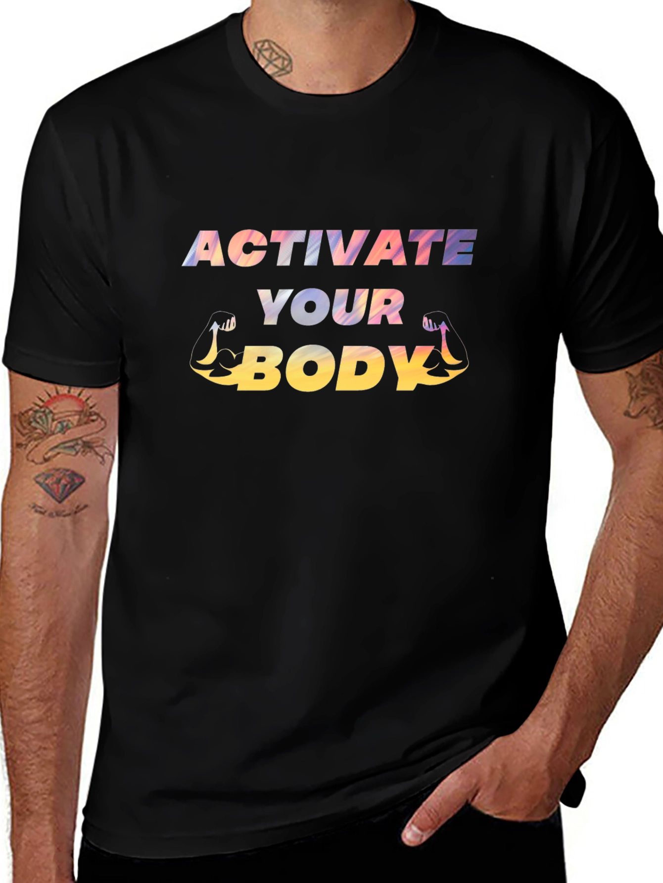 Activate Your Body Graphic Tee - Workout Motivation