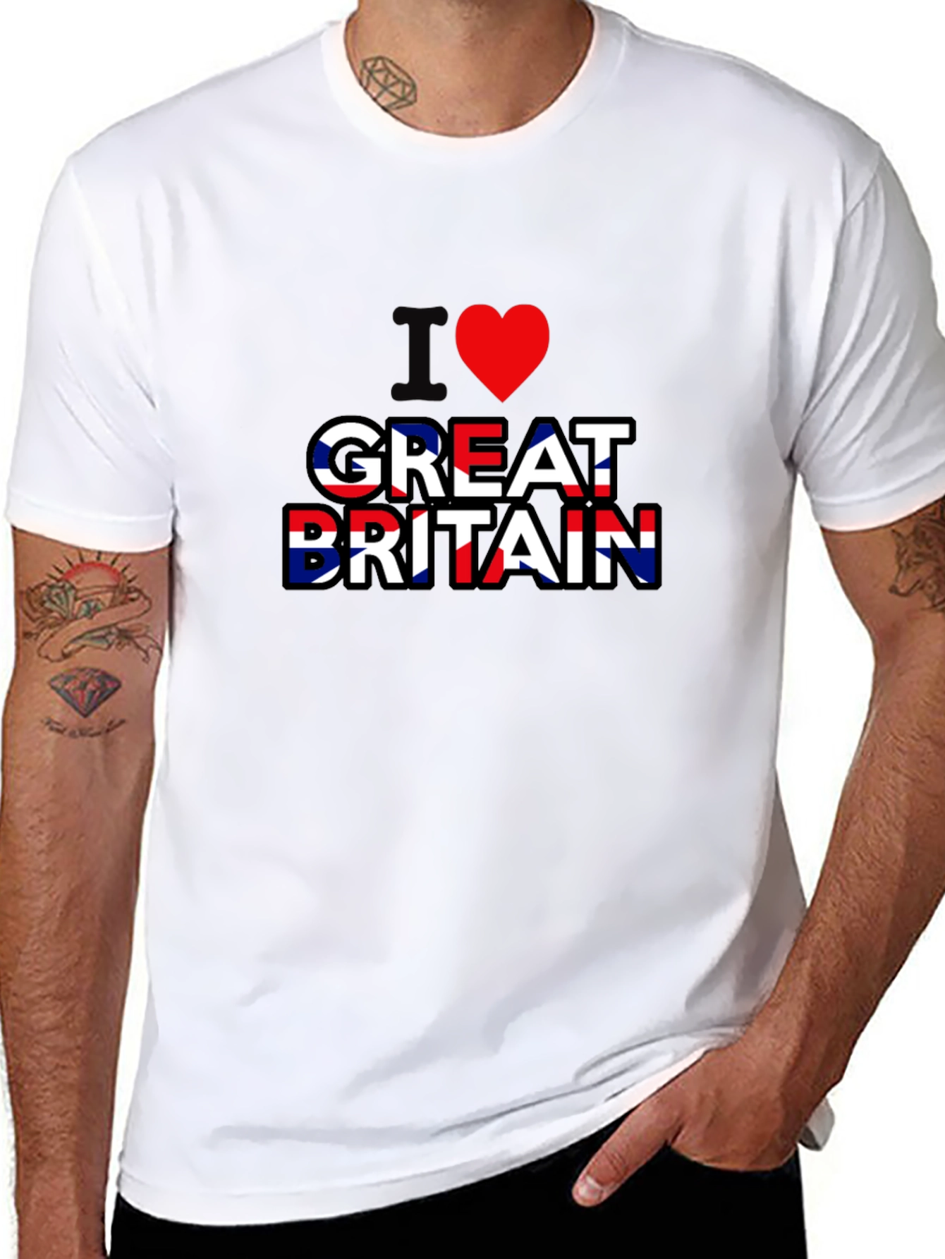 I Love Great Britain Union Jack T-Shirt