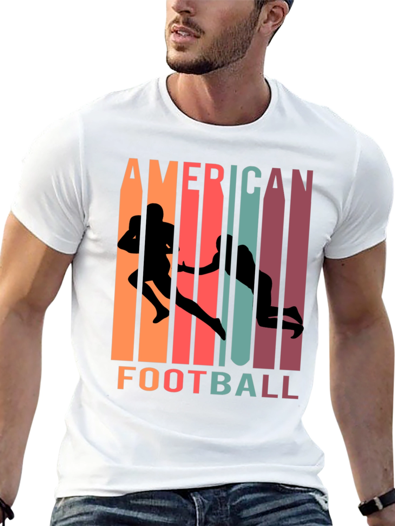 American Football Retro T-Shirt