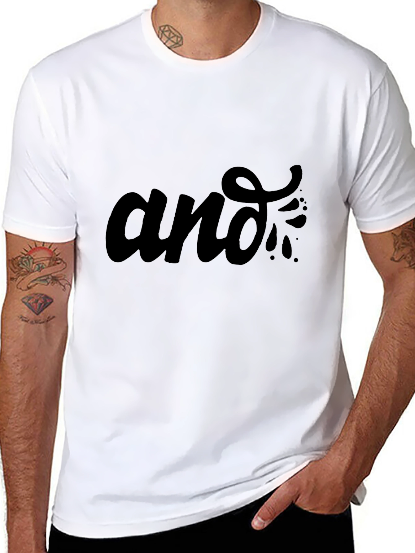 Stylish and Graphic Black T-Shirt